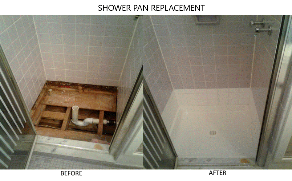 SHOWER PAN REPLACEMENT