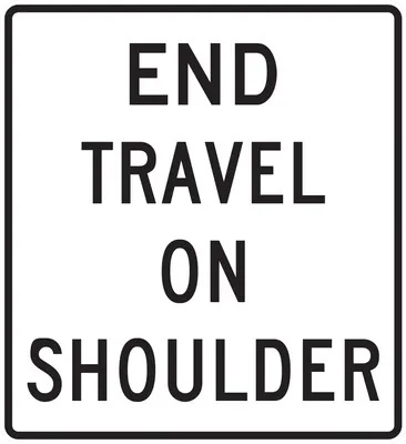 R3-52 Part-Time Travel on Shoulder Ends