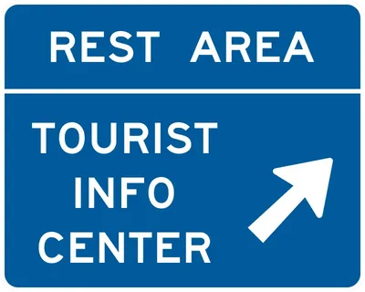 D5-8 Rest Area Tourist Info Center Entrance Direction