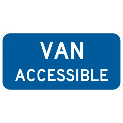 D9-6P Van Accessible (plaque)