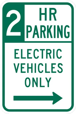 R7-112 Electric Vehicle Parking (Time Limit)