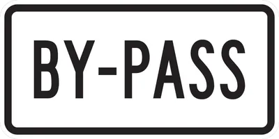 M4-2P By-Pass (plaque) (black white)
