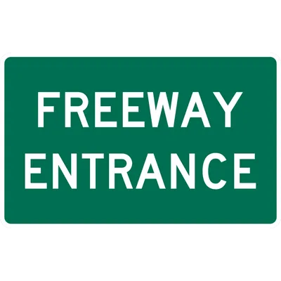 D13-3 Freeway Entrance