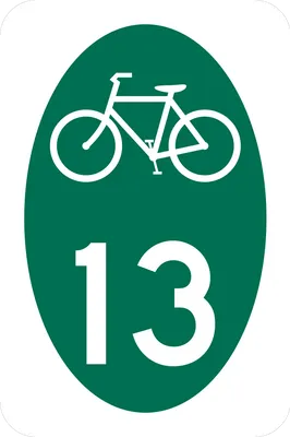 M1-8 State or Local Bicycle Route