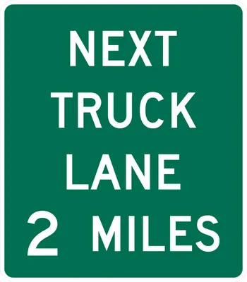 D17-1 Next Truck Lane