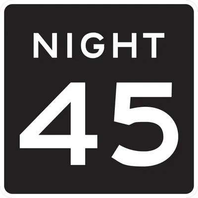 R2-3P Night Speed Limit (Plaque)