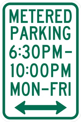 R7-22 Metered Parking