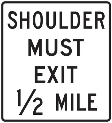 R3-52B Shoulder Must Exit Advance