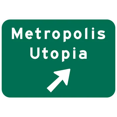 E4-2 Exit Direction (2 destinations) - Post-Mounted