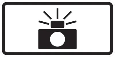 R10-19P Photo Enforced (symbol plaque)