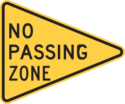 W14-3 No Passing Zone