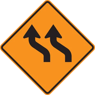 W1-4BL Reverse Curve (2 lanes)