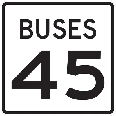 R2-2AP Bus Speed Limit (Plaque)