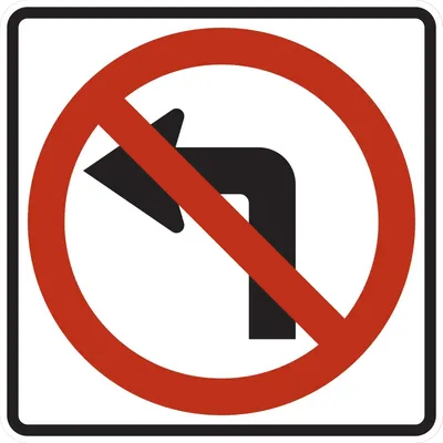 R3-2 No Left Turn