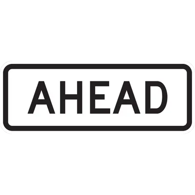 R3-17AP Bike Lane Ahead (plaque)