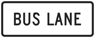 R3-5GP Bus Lane (Plaque)