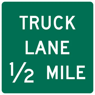 D17-2 Advance Truck Lane