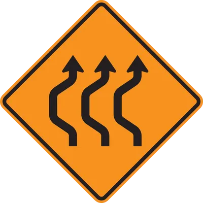W24-1BL Double Reverse Curve (3 lanes)