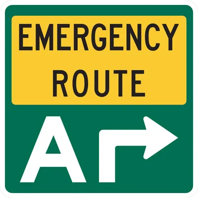 M4-11A Emergency Route (advance right)