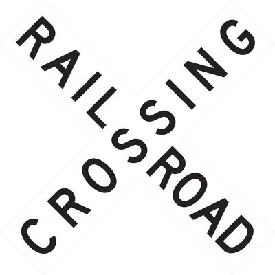 R15-1 Grade Crossing (Crossbuck)