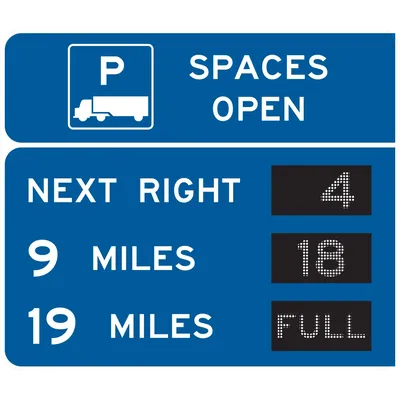 D9-16C Truck Parking Availability - Exit Number