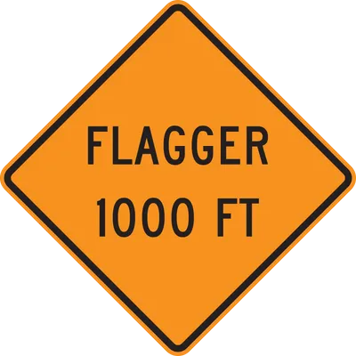 W20-7A Flagger 1000 FT