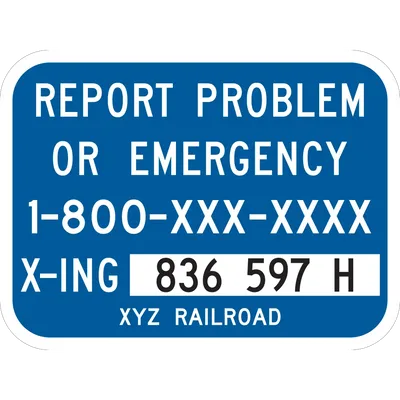 I13-1 Emergency Notification (white panel)