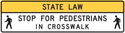 R1-9A Overhead Pedestrian Crossing - Stop
