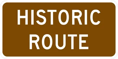 M11-1AP National Historic Trail - Historic Route (plaque)