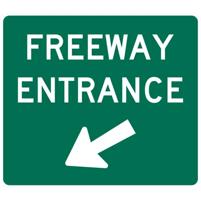 D13-3A Freeway Entrance (Directional)
