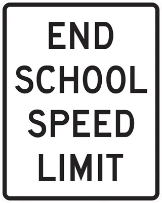 S5-3 End School Speed Limit