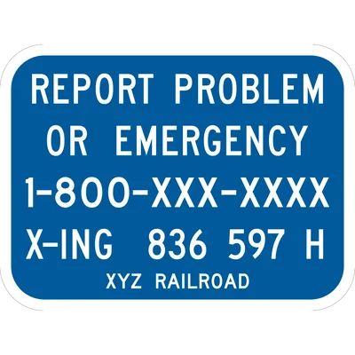 I13-1 Emergency Notification (white blue)