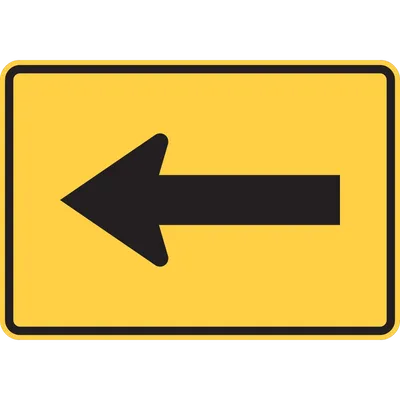 W16-5PL Directional Arrow (plaque)