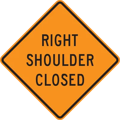 W21-5AR Shoulder Closed