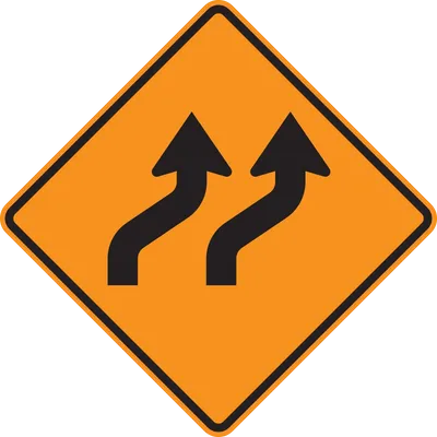 W1-4BR Reverse Curve (2 lanes)