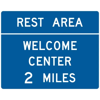 D5-7 Rest Area Welcome Center Advance