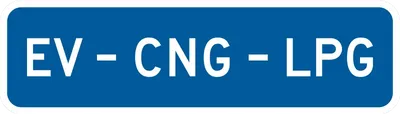 D9-19AP Alternative Fuels Corridor +EV (Plaque)