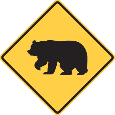 W11-16 Large Animal - Bear