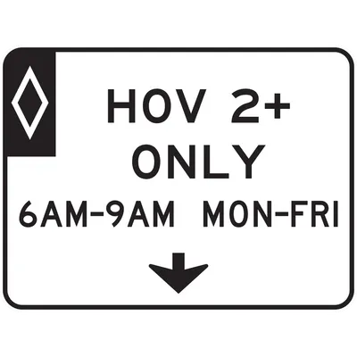 R3-14 HOV Lane Operation