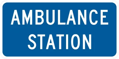D9-13BP Ambulance Station (plaque)