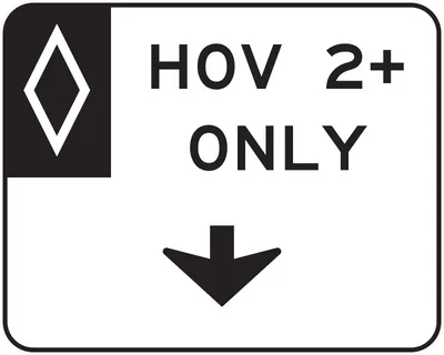 R3-14B HOV Lane Operation (overhead)