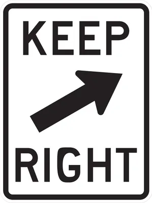 R4-7B Keep Right