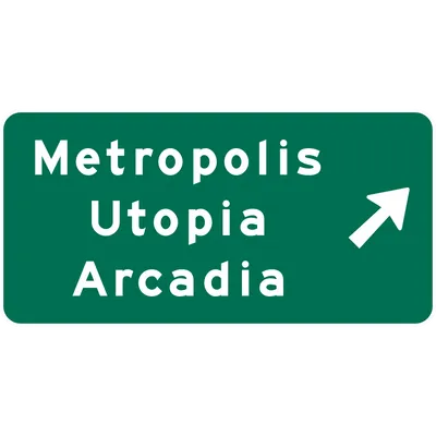 E4-3 Exit Direction (3 destinations) - Overhead