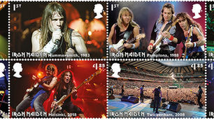 La Royal Mail onora gli Iron Maiden con dei francobolli commemorativi!
