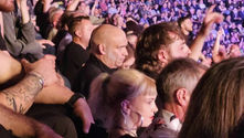 Blaze Bayley come spettatore al concerto degli Iron Maiden a Manchester! 
