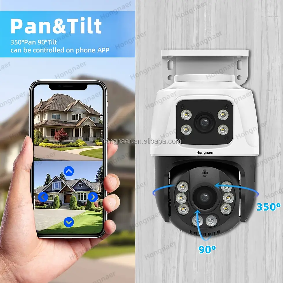 Thumbnail: Hongnaer 6MP 8 Channel Dual Lens Home NVR POEP Security CCTV PTZ Camera System