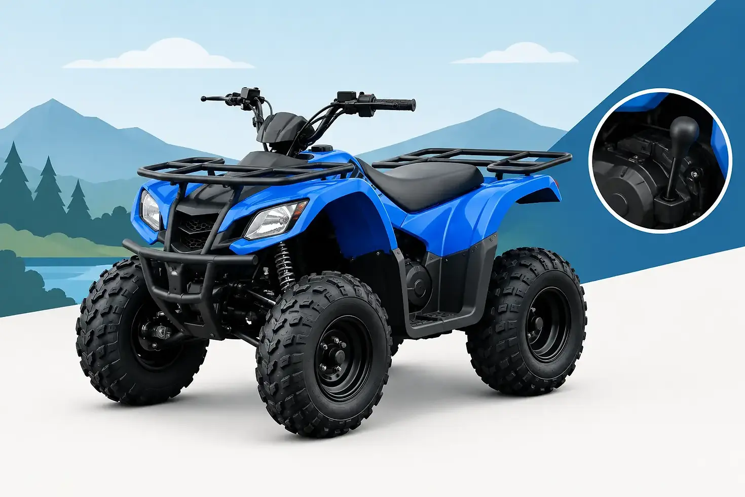 125cc ATV w/Reverse on Sale Now Only $1099.99 Plus Fees