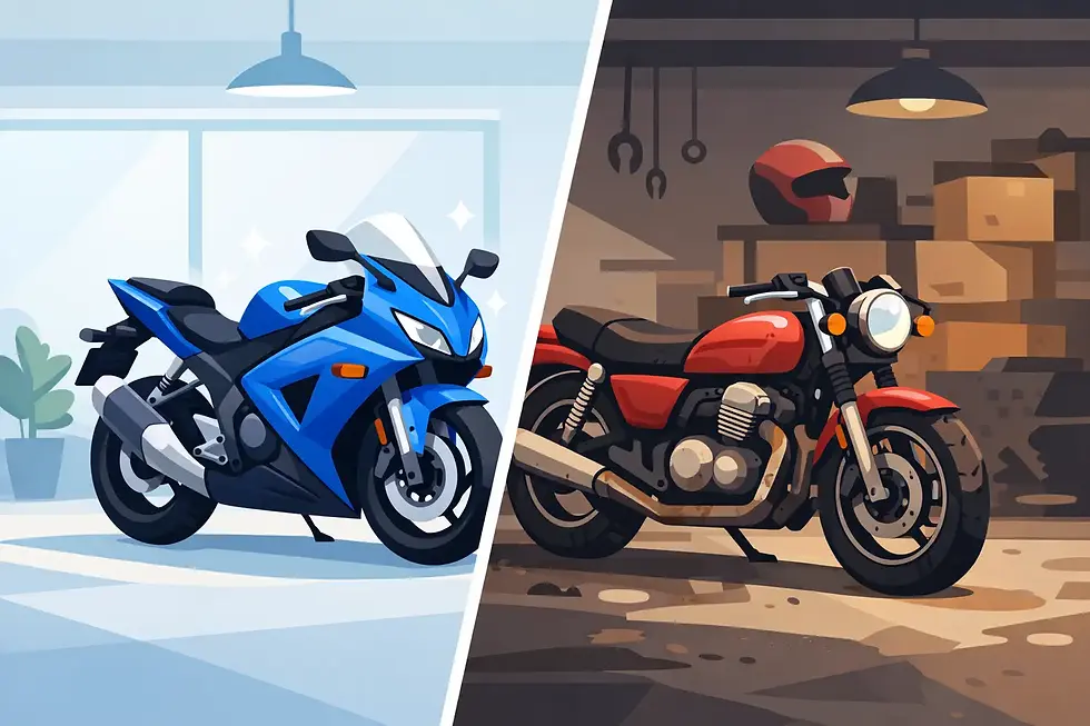 Should Beginners Buy a New or Used Motorcycle?