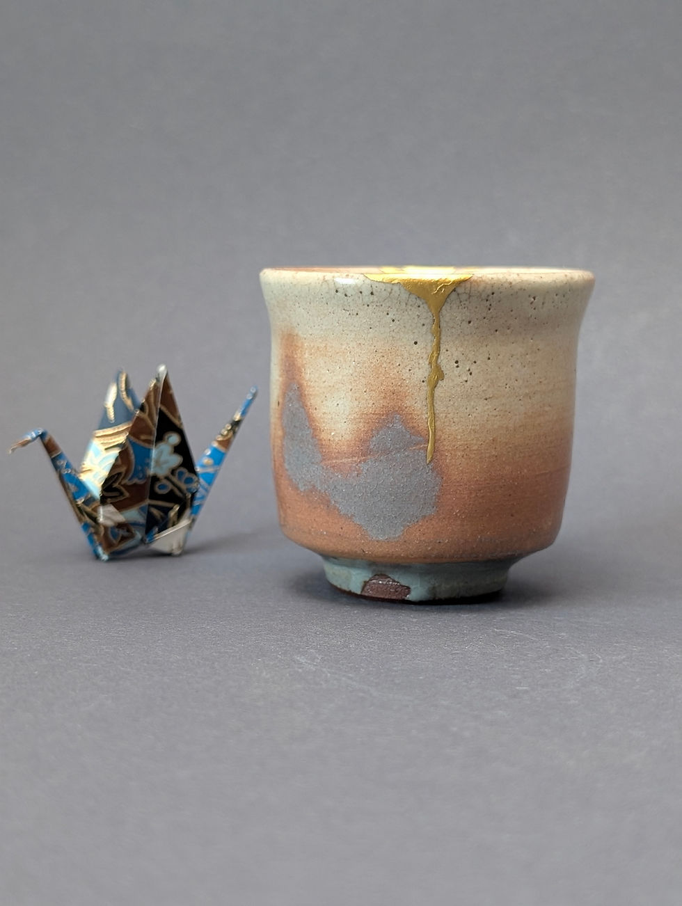 Miniature : Tasse Hagi-Yaki de chez Tanaka NL - Kintsugi Traditionnel Japonais Or 23K - 3