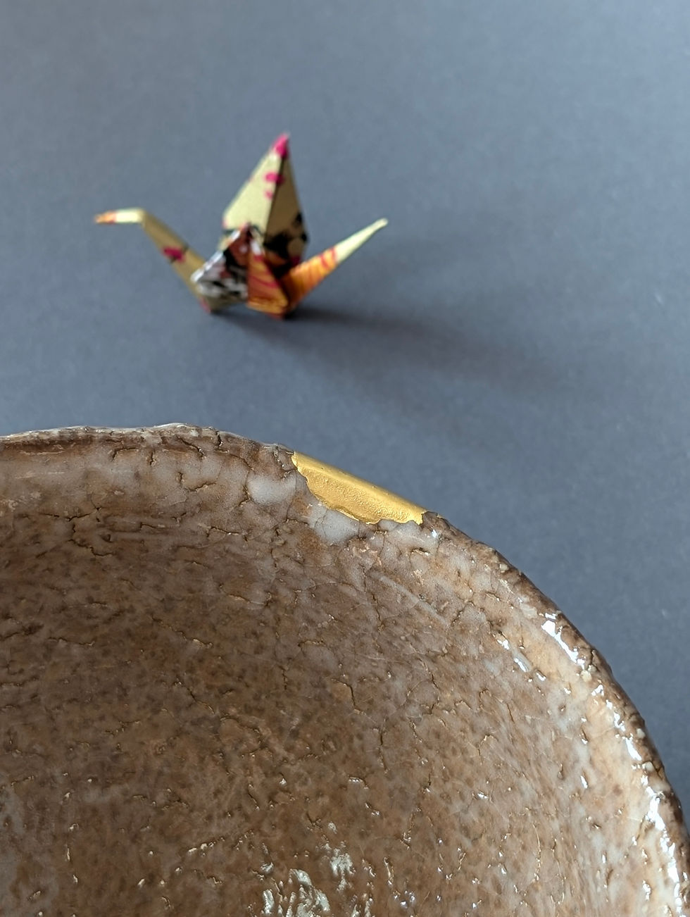 Miniature : Bol Hagi Ware de chez Tanaka NL - Kintsugi Traditionnel Japonais Or 23,4K - 6
